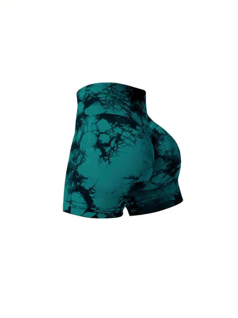 Дамски спортни шорти с висока талия